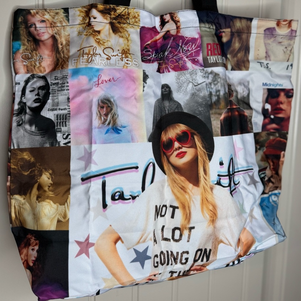 NEW TAYLOR SWIFT ❤️ Album Cover Collage Canvas, Double Handle, Tote - Picture 4 of 11